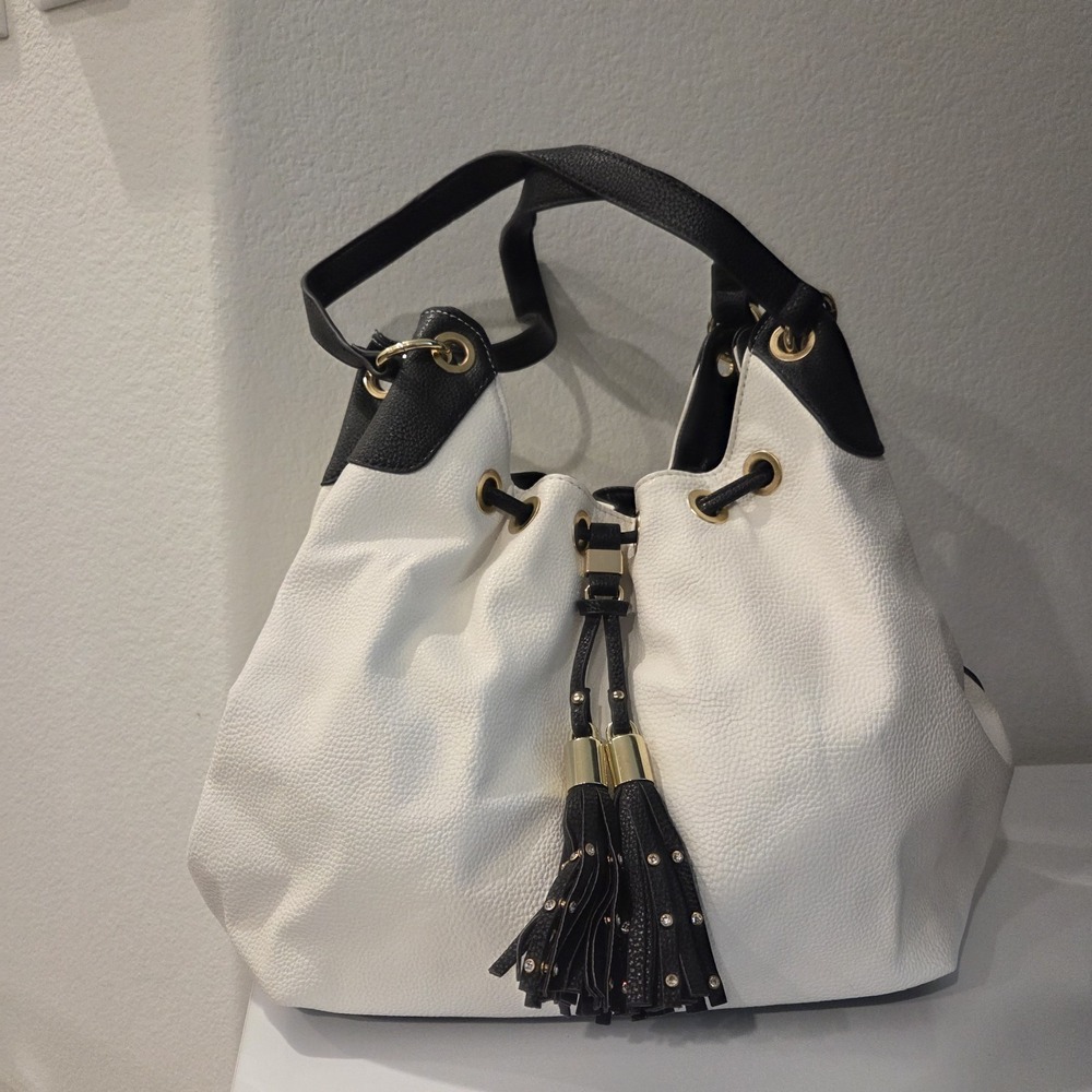 Imoshion Women's White Handbag Shoulder Bag Hobo Purse